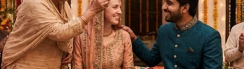 An American woman converted to Islam and married a Pakistani man in Sialkot after a relationship that began on social media.