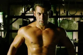 Salman Khan showing muscular gym body and fitness transformation during workout session