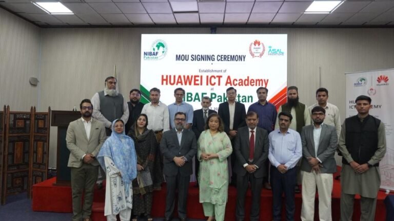Huawei, NIBAF launch ICT Academy to strengthen Pakistan's digital workforce Huawei, NIBAF launch ICT Academy to strengthen Pakistan's digital workforce