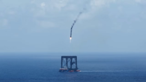 China achieves first sea-based rocket recovery using net-capture system China achieves first sea-based rocket recovery using net-capture system
