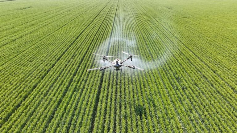 Farmers use smart agriculture technology in Shandong to improve irrigation and precision farming.