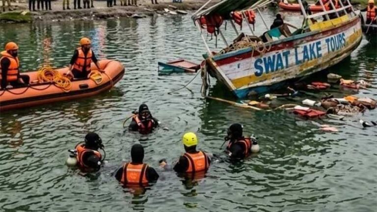 Saifullah Lake Inquiry Report Completes Investigation Officials inspect the Saifullah Lake accident site during the high-level inquiry into the deadly boat capsize.