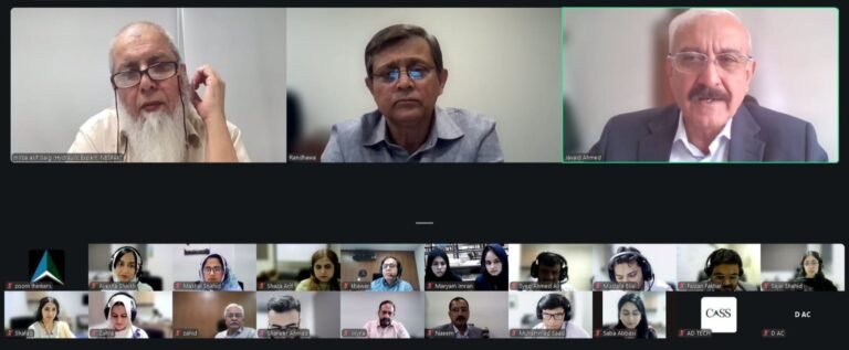 Experts participate in a CASS discussion on the Future of the Indus Waters Treaty and regional water security.