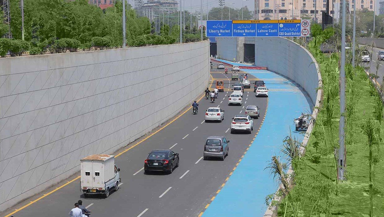 CBD Route 47 Remains Open as Heavy Monsoon Rain Hits Lahore