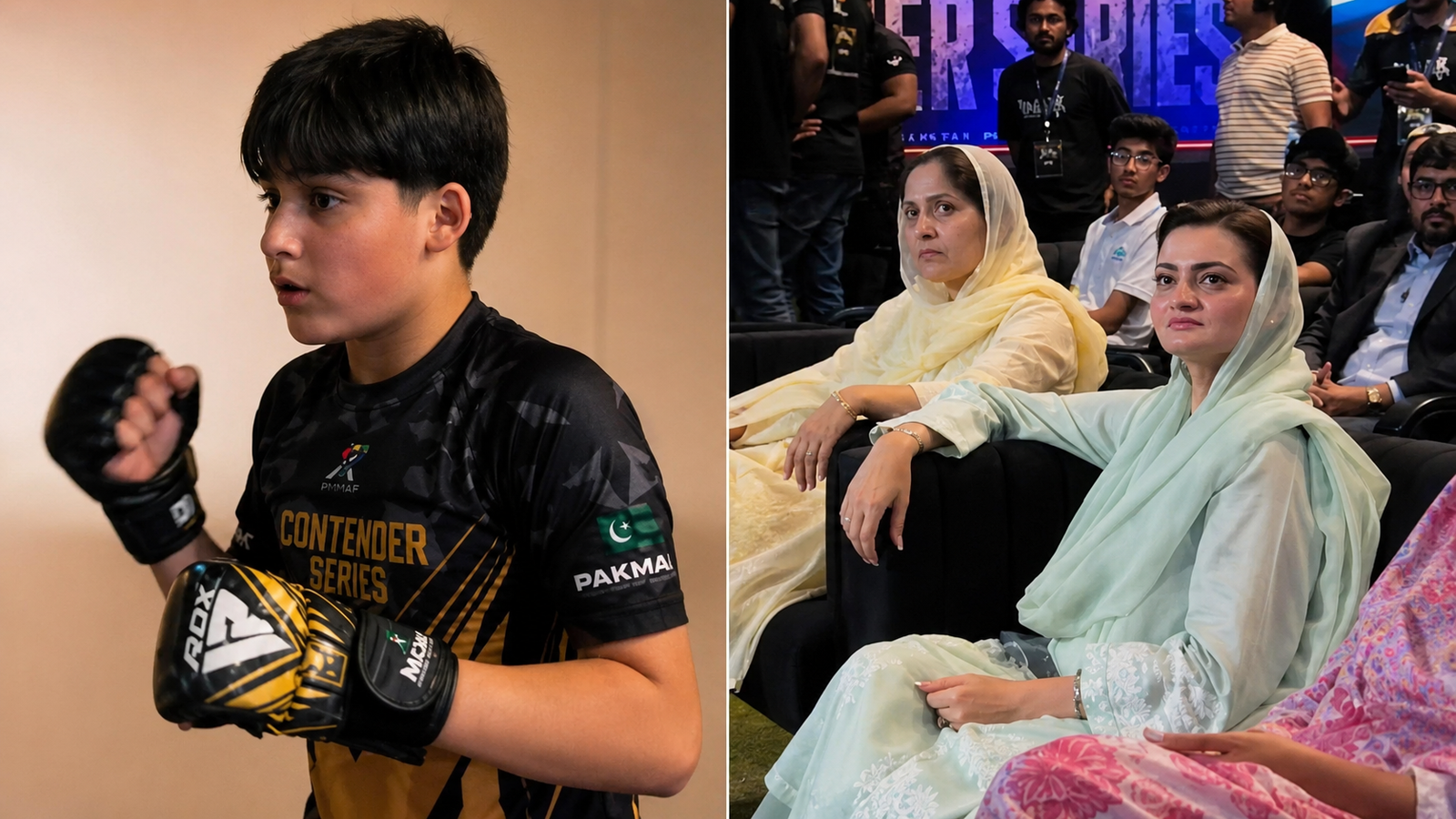 Maryam Aurangzeb’s Son Wins by Knockout at Pakistan MMA Contender Series