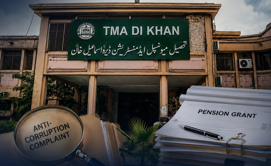 DI Khan TMA Pension Grant Raises Questions as Anti-Corruption Complaint Filed