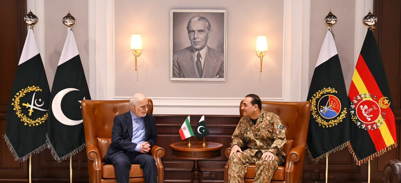 Field Marshal Asim Munir, Iranian Interior Minister Discuss Border Security at GHQ
