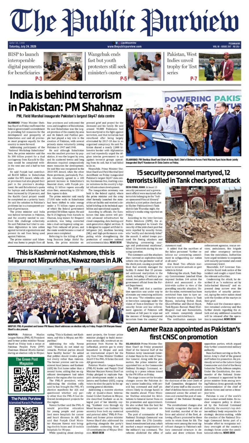25-07-2026 Peshawar