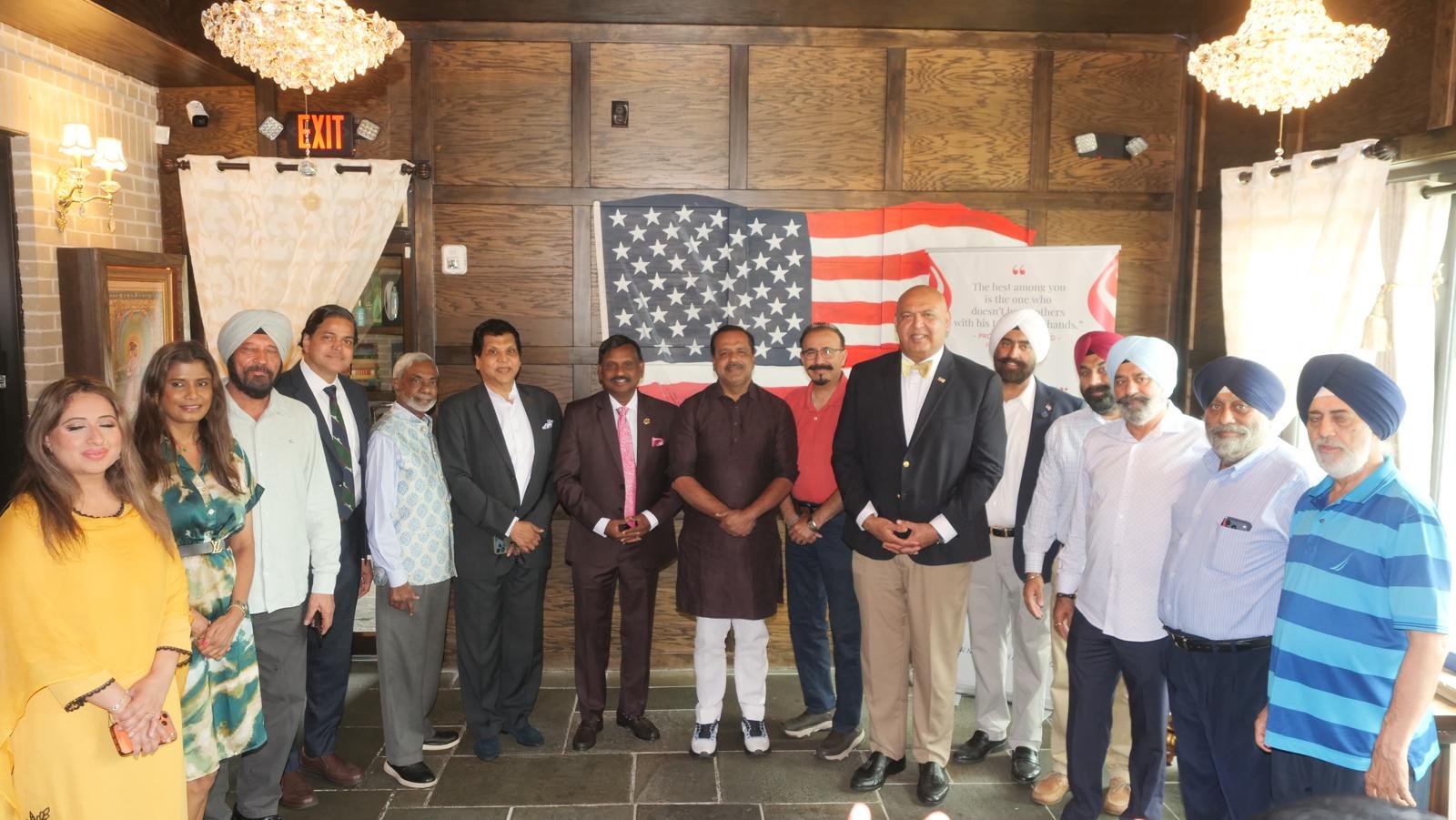 Karnataka Health Minister U.T. Khader Honoured at Washington Interfaith Ceremony