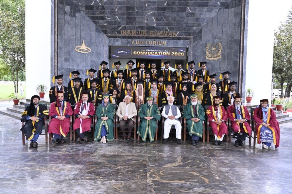 PIEAS Awards Degrees to 270 Graduates at 12th Convocation PIEAS graduates receive degrees during the university’s 12th convocation ceremony at the Inam-ur-Rehman Auditorium in Islamabad.