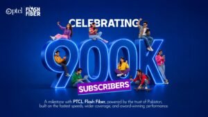 PTCL Flash Fiber Crosses 900,000 Subscribers as Fiber Broadband Demand Grows
