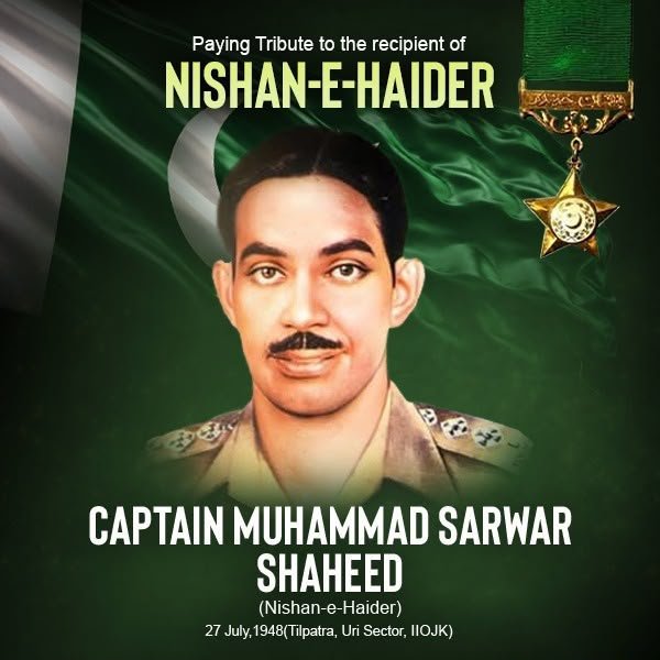 Pakistan Armed Forces Pay Tribute to Captain Muhammad Sarwar on 78th Martyrdom Anniversary