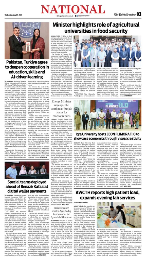 01-07-2026 Islamabad
