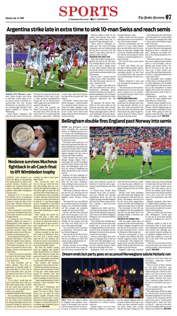Sports 13-07-2026