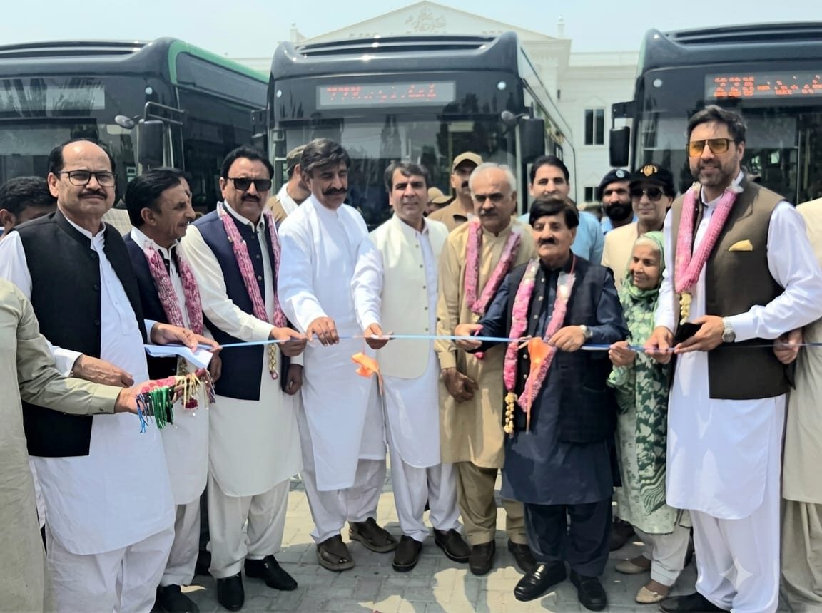 Punjab launches electric bus service in Attock, CM Maryam Nawaz calls transport reform a top priority