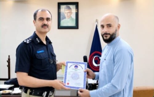 RPO Mardan Honors DPO’s PRO Muhammad Faheem for Outstanding Professional Performance