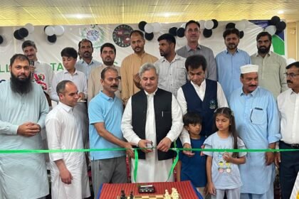 Students compete at the 17th HEC Inter-University Chess Championship 2026 hosted by the University of Swat.