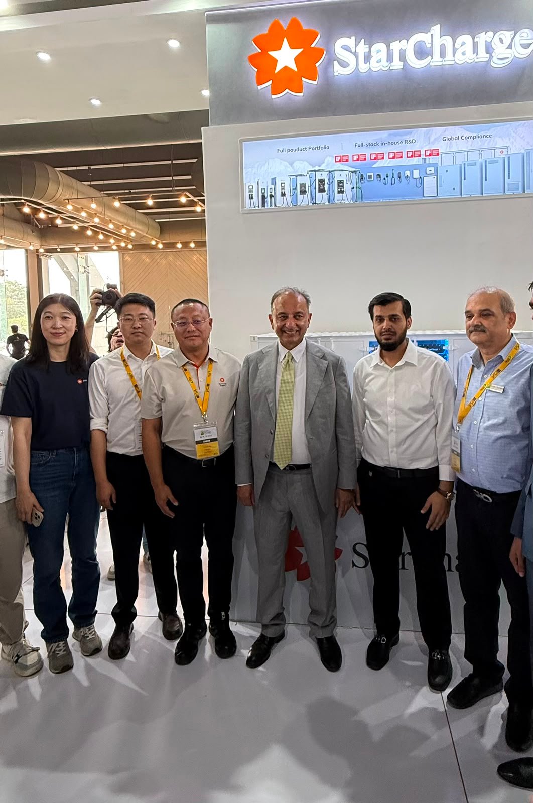 Climate Minister Musadik Malik Visits StarCharge at Solar & Storage Expo Pakistan 2026