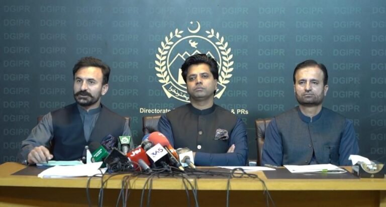 KP Minister Accuses Punjab Wheat Policy of Driving Up Flour Prices Across Provinces Dr. Muhammad Israr Khan addresses a press conference on Punjab's wheat policy and wheat supply in Khyber Pakhtunkhwa.