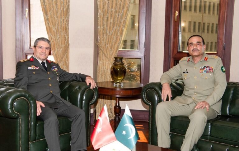 Field Marshal Asim Munir meets Turkish leaders during his official visit to Türkiye.