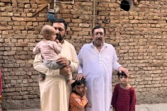 Naib Tehsildar Fazal Manan visited the family of martyred soldier Hafiz Muhammad Zia Anwar, offering condolences and support after his death in Tank.