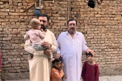 Naib Tehsildar Fazal Manan visited the family of martyred soldier Hafiz Muhammad Zia Anwar, offering condolences and support after his death in Tank.