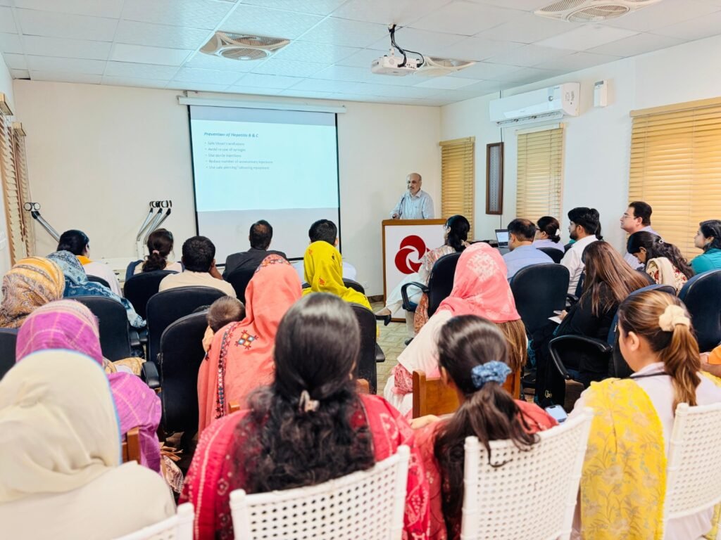 AKMCCC Hyderabad marked World Hepatitis Day by organizing a health camp offering free Hepatitis B and C screenings, subsidized specialist consultations, and public awareness sessions.