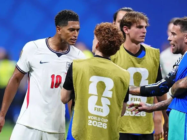 Bellingham Involved In Heated Clash After England’s World Cup Exit To Argentina