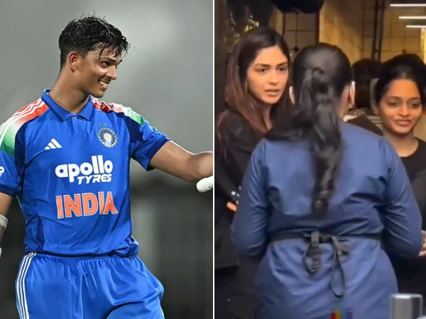 Yashasvi Jaiswal, Mrunal Thakur Spark Dating Rumours After Viral Mumbai Café Vide
