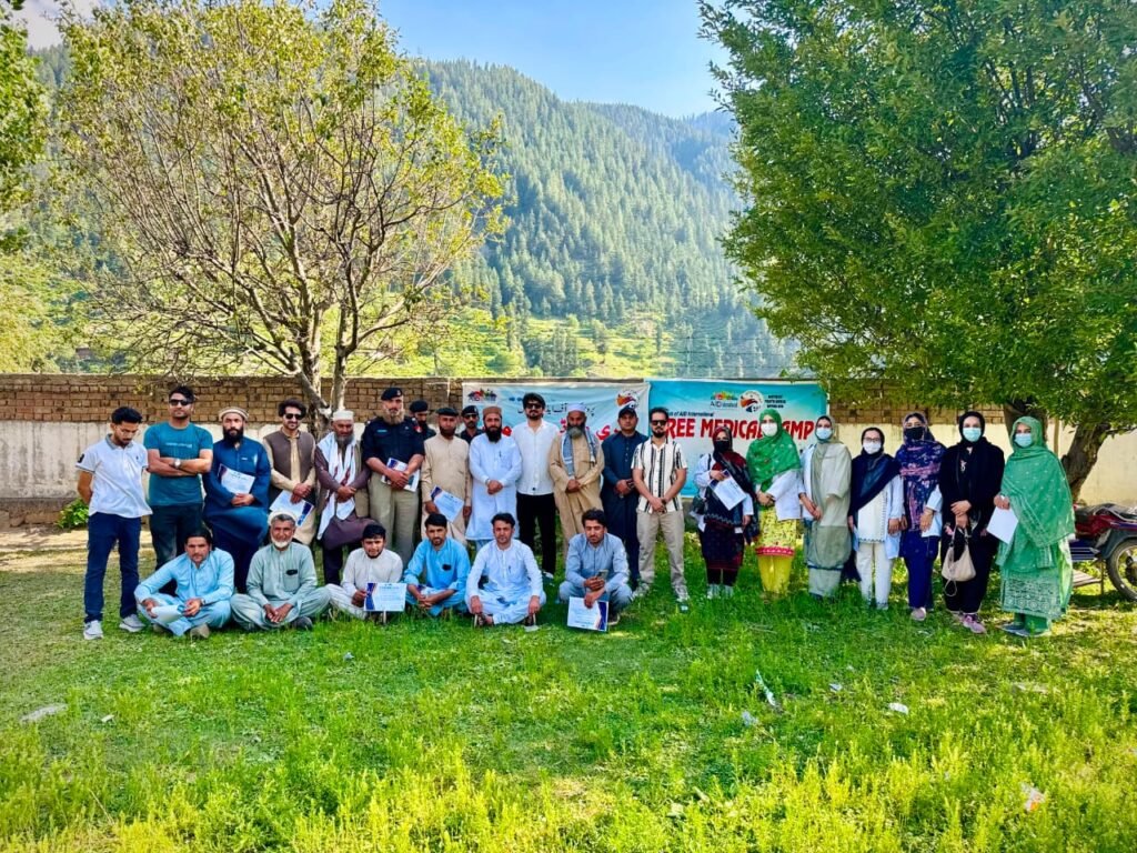 Over 1,200 patients receive free treatment at two-day medical camp in Upper Dir Volunteer doctors examine patients during a free medical camp in Kumrat, Upper Dir, serving more than 1,200 residents.