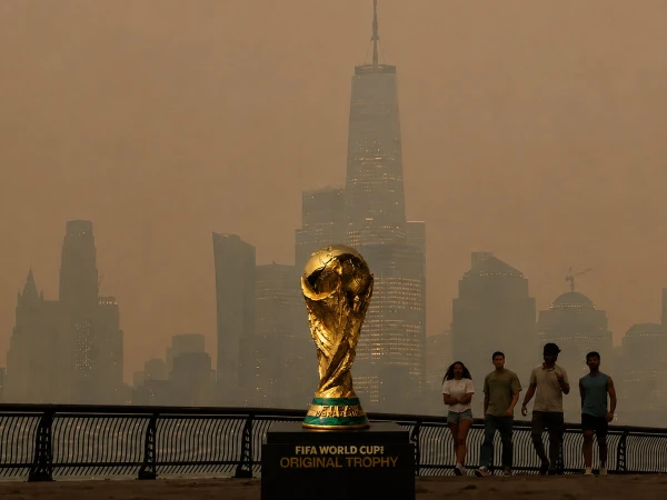 FIFA World Cup Final Under Air Quality Watch as Canada Wildfire Smoke Reaches New York