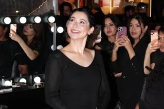 Hania Aamir attends the YSL Pakistan store launch in Lahore, where her fashion look sparked discussion on social media.