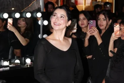 Hania Aamir attends the YSL Pakistan store launch in Lahore, where her fashion look sparked discussion on social media.