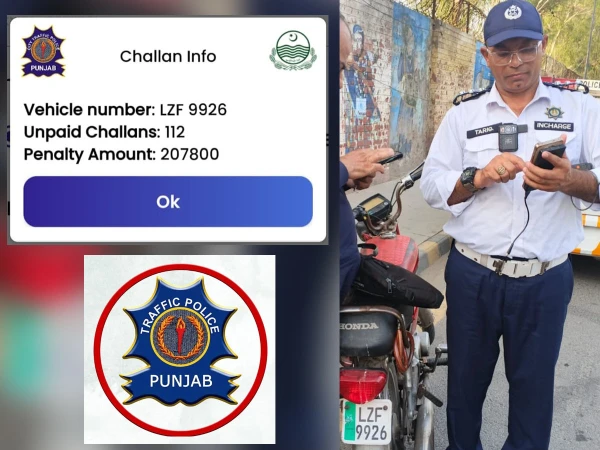 Lahore: Motorcycle with 112 unpaid challans worth over Rs207,000 impounded