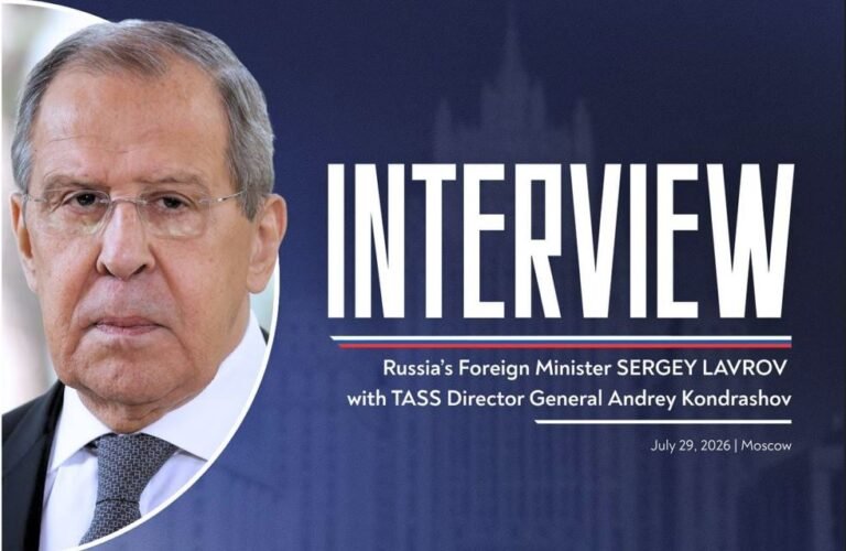 Russian Foreign Minister Sergey Lavrov discusses the Ukraine war and Western ceasefire proposals during his TASS interview in Moscow.