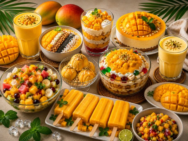 10 Easy And Trending Mango Recipes To Try At Home This Summer A collection of 10 easy and trending mango recipes including shakes, desserts, and fusion dishes made at home during summer season.