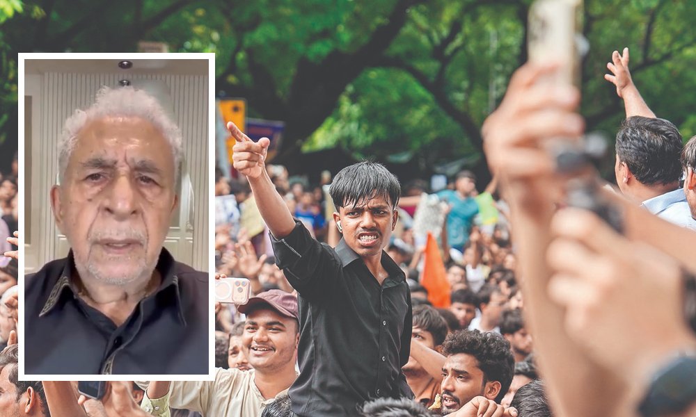Naseeruddin Shah Criticizes Indian Government as Bollywood Figures Back Student Protests