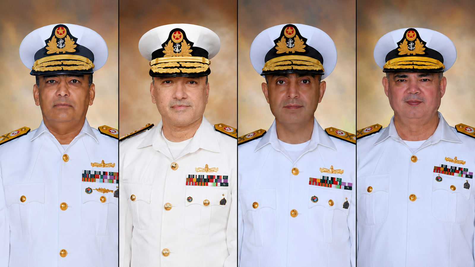 Pakistan Navy Promotes Four Commodores to Rear Admiral