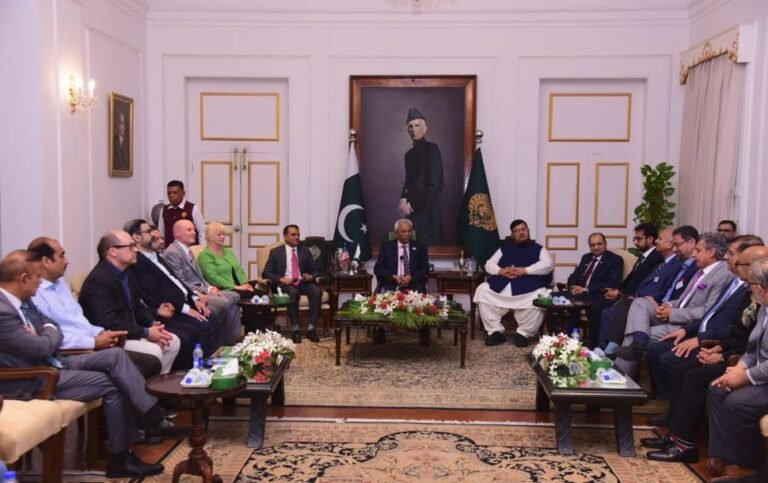 The U.S. business delegation meets Sindh officials to discuss investment opportunities in Karachi’s industrial and maritime sectors.