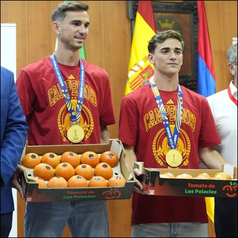 World Cup Heroes Get Their Weight in Tomatoes