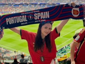 Yumna Zaidi Watches Cristiano Ronaldo’s Reported Final World Cup Match From Stadium