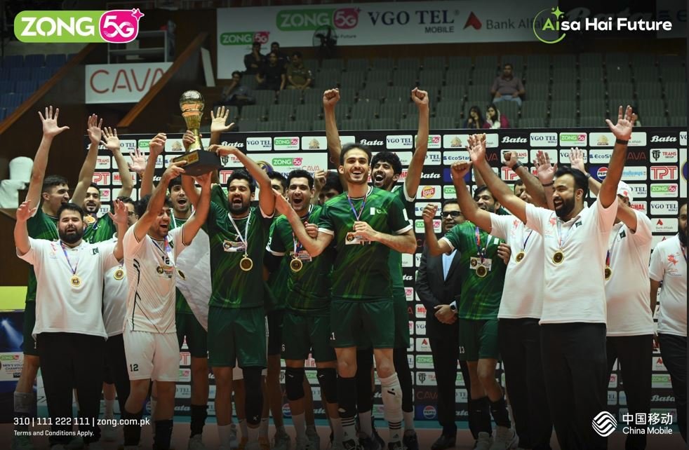 Zong Celebrates Pakistan’s CAVA Volleyball Triumph as Championship Title Partner