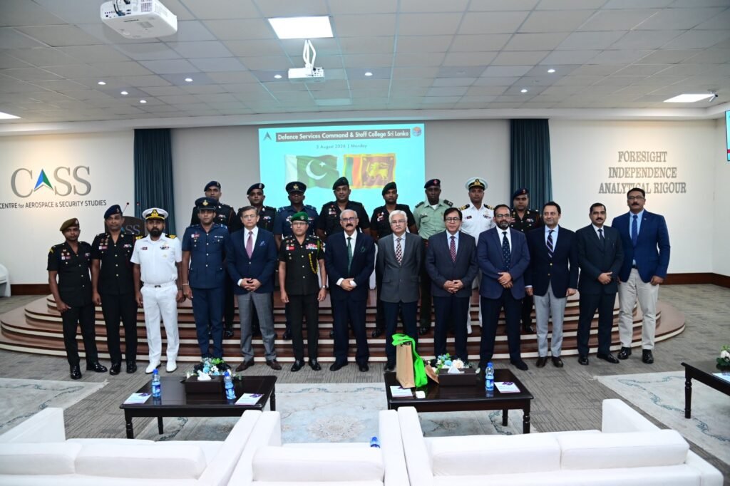 Pakistan, Sri Lanka Discuss Future Warfare, Defence Technology Cooperation at CASS Islamabad CASS Islamabad hosts Sri Lankan defence delegation to discuss future warfare and aerospace technology cooperation