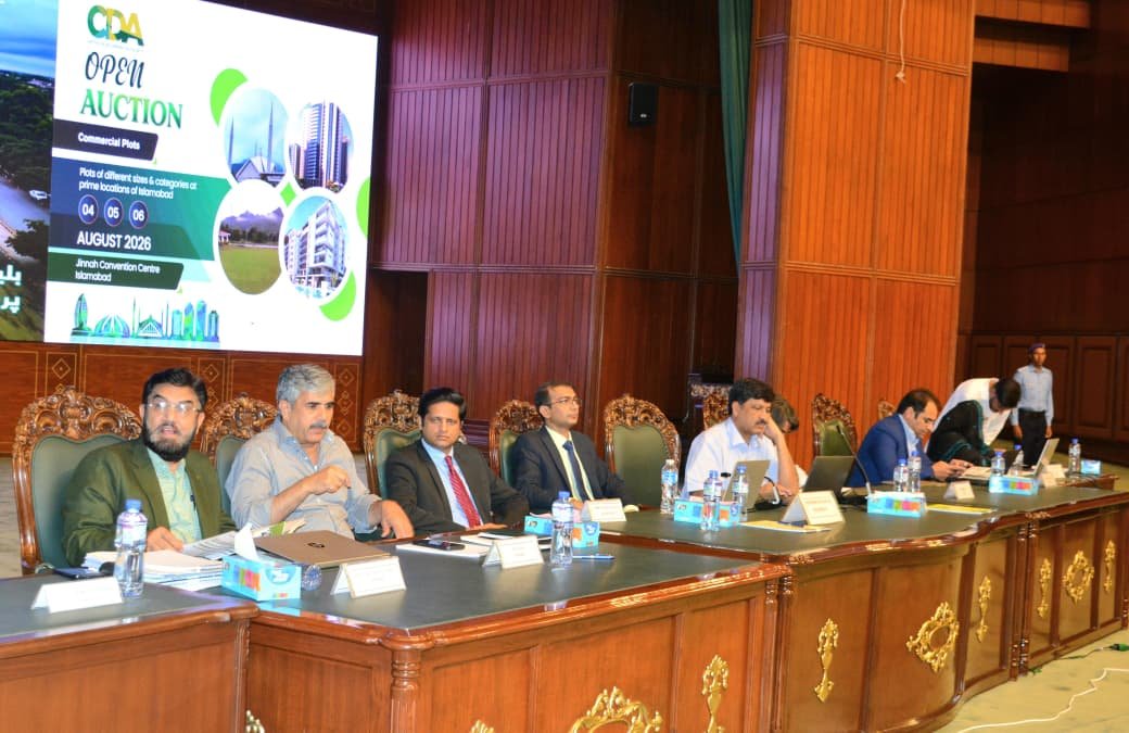 CDA Commercial Plot Auction Generates Rs16.43 Billion in Two Days in Islamabad