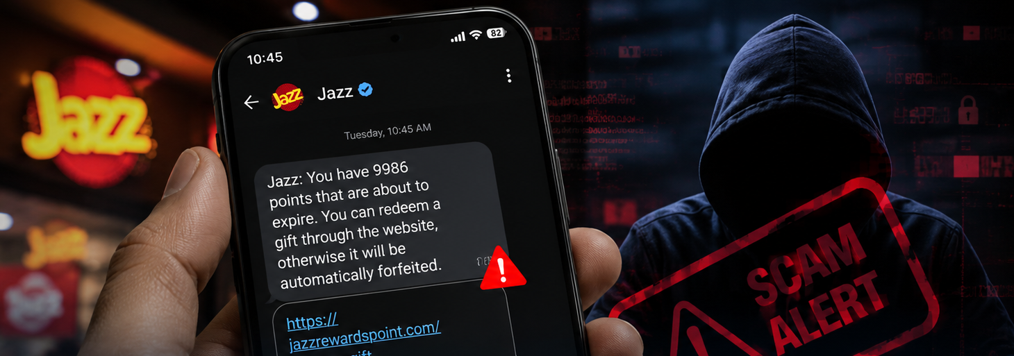 Fraudulent SMS Appears in Official Jazz Message Thread, Users Report Attempted Card Scam