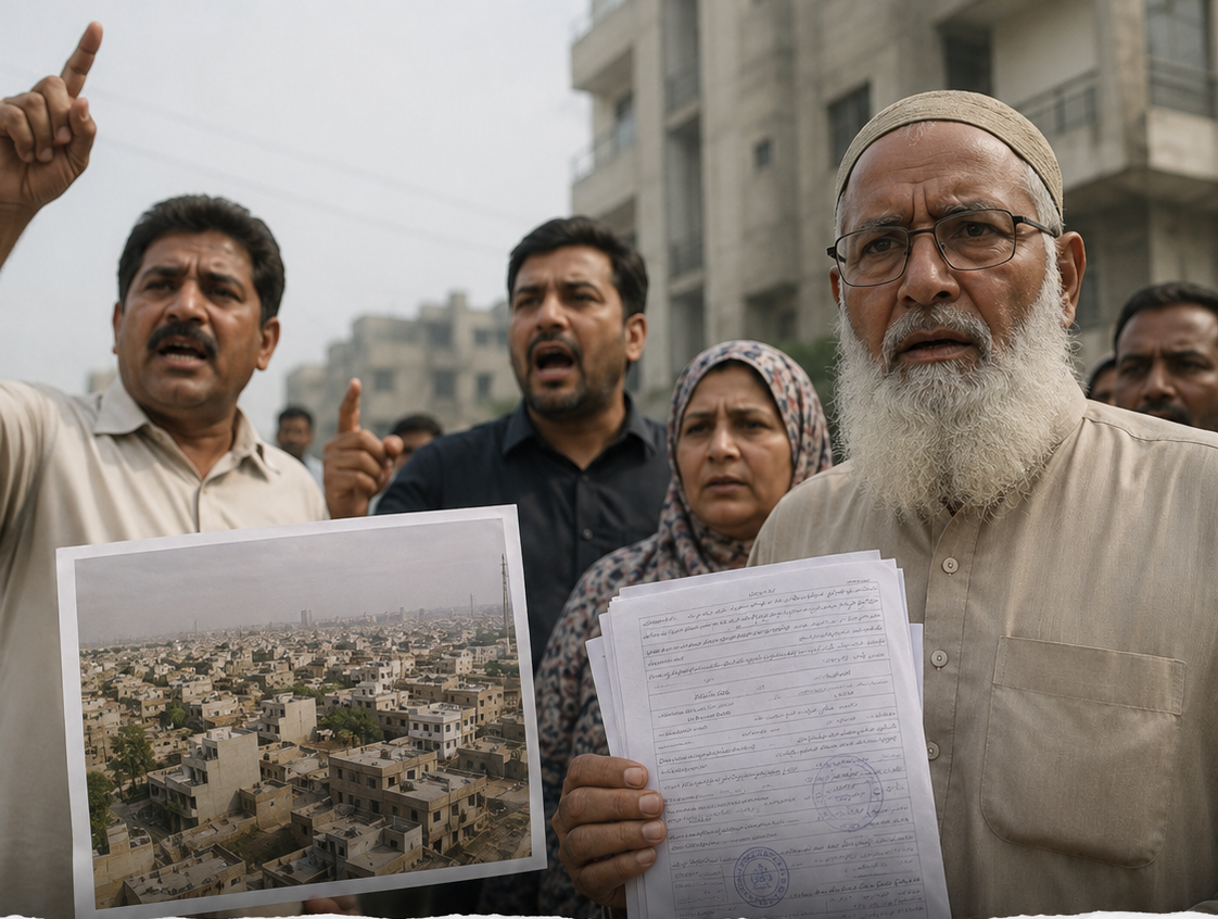 Voters, Taxpayers  ,But Still ‘Illegal’? Ghauri Town Residents Demand Answers