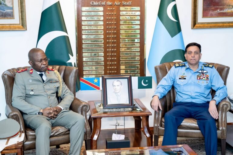 DR Congo seeks PAF expertise to modernise air force Air Chief Marshal Zaheer Ahmed Baber Sidhu meets DR Congo defence chief Lt Gen Banza Mwilambwe Jules in Islamabad.