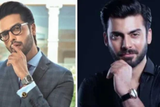 Pakistani actor Fahad Mustafa during a public appearance after filmmaker Abu Aleeha praised his versatility.