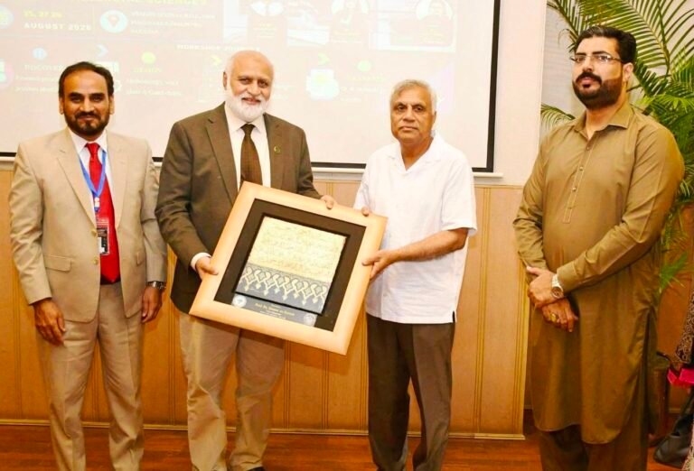 HEC Chairman Urges Researchers to Focus on Real-World Social Problems HEC Chairman Prof Dr Niaz Ahmad Akhtar addresses international research workshop at PMAS-AAUR in Rawalpindi.