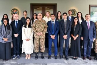 Field Marshal meets Harvard Business School students during Pakistan visit